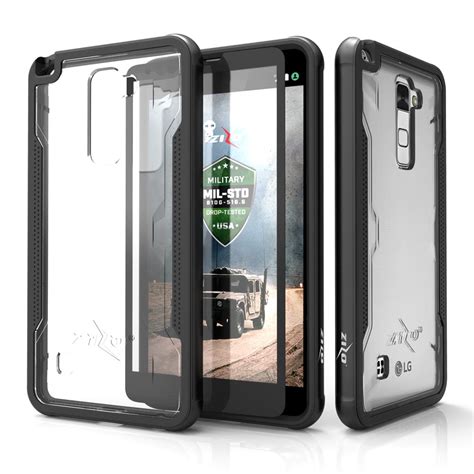 lg stylo 2 ls775 case military grade drop tested|Zizo [Static Series] LG Stylo 2 Case, Shockproof [Military Grade .